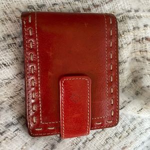 Red Leather Fossil wallet